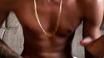 the giant cock tricked her into masturbation while talking dirty and cumming heavily