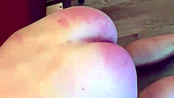 She loves feet and gets spanked for it