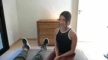 Stepsister Gives Relaxing Massage Before Sex Tutorial Part 3
