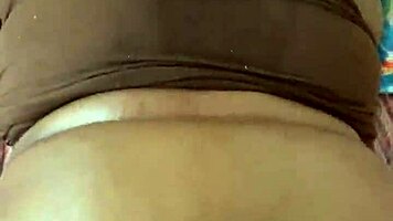 Pregnant Ebony Girlfriend Creams on Friend's Big Cock