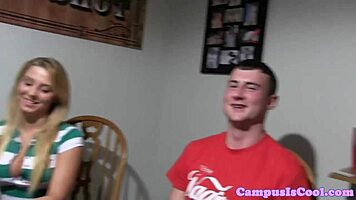 real uni students film their group fuck session