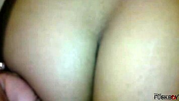 Pretty Mexican Girl With Hairy Pussy Gives Ass In Dorm