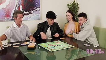 Step Dad Doesn't Mind His Freeuse Friends with Teen Daughter