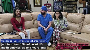 Solana's First Gyno Exam With Fingering And Spreading