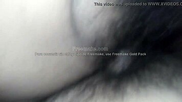 Giving it good to my latina girlfriend with assfucking and squirting