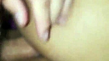 Petite brunette neighbor loses anal virginity to my huge cock in homemade creampie session