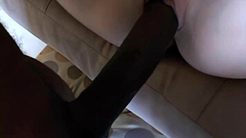 Annika Wraps Lips Around Thick Black Cock