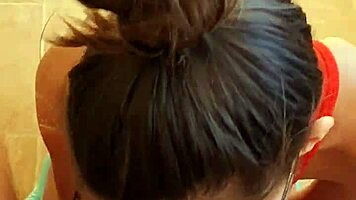 Beautiful Teen 18+ Model Gives Cute Blowjob Then Bent Over Doggystyle For Deep Creampie Fucking In Homemade Pov Sex Tape On Holiday