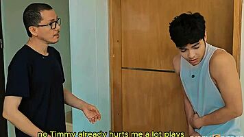 The Milf Let Her Stepson Fuck Her Ass To Avoid Getting Caught.