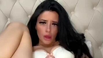 Teen american exchange student solo masturbation