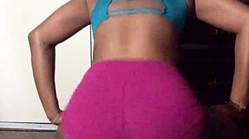Is that fat pussy wet in those shorts while twerking?