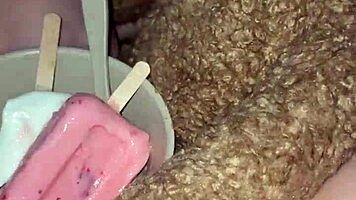 Arabic Babe Uses Food In Pussy For Fetish Orgasm