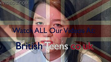 Hot British Goth Redhead Teen Gives First Handjob In Lingerie