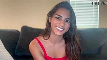 Sexy Latina Babe Misty Addams Takes Massive Black Cock Deep In Her Wet Pussy And Tight Ass For First Intense Interracial Experience. She Spreads Wide And Gets Pounded Hard.