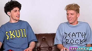 Stepbrothers Fuck Stepsisters Hard!