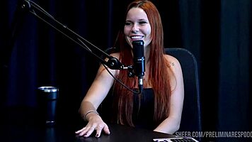 Carla Santos and Bia Hot in podcast with toys, handjob, and humiliation.