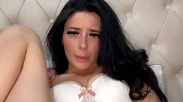 Horny British exchange student uses toys to fuck herself to orgasm in POV