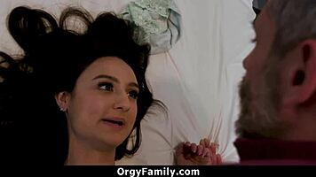 stepdaddy keeping a close eye on his hot stepdaughter - orgyfamily