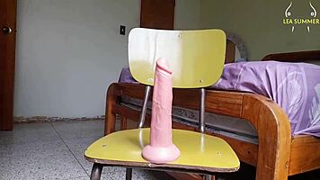 Using the Huge Dildo My Father Used on My Stepmother's Tight Ass an Hour Ago