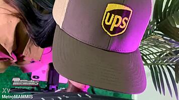 brazilian babe attempts deepthroat with choking on monster cock