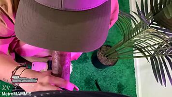 brazilian babe attempts deepthroat with choking on monster cock