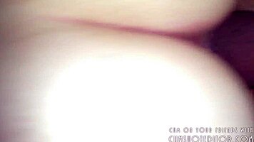 my hot teen girlfriend takes big cock balls deep in ass