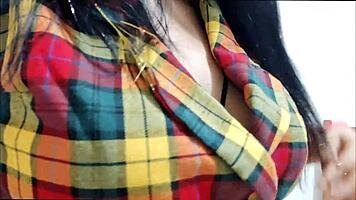 Sex-addicted Canadian neighbor dominates me in bed, making me cum inside her