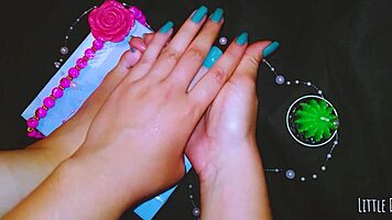 She gives foot massage leading to orgasm