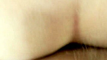 Beautiful eyes girl rides cock with anal fingering and facial cumshot