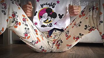 Japanese teen squirts intensely from fingering