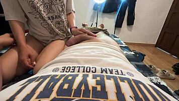 incredible blowjob from my stepsister while alone at home