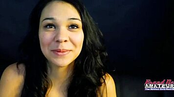 sabrina says watch me masturbate hairy cock for facial cum