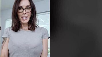 Frustrated Brunette Milf Seduces Young Guy For His Huge Cock With Handjob And Creampie