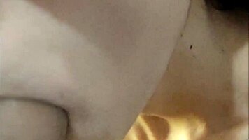 What happens when an amateur gives a close-up oral surprise?