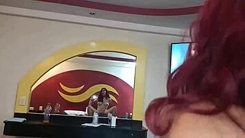 redhead with beautiful tits