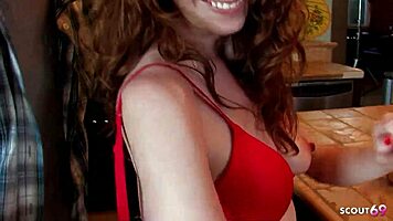 Real Redhead Ginger Teen Seduced by Older