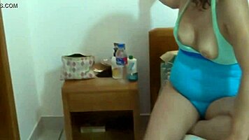 Latina Mom Relaxes On Beach With Young Black Lover