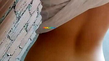 Bricklayer Fucks Owner's Wife on Peruvian Terrace