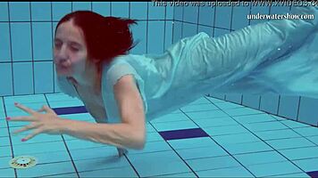 Piyavka Chehova Shows Big Bouncy Tits Underwater Intensely