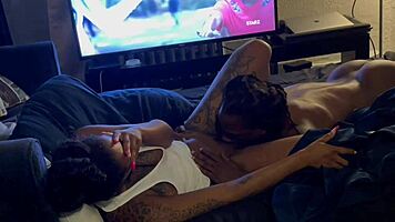 i suck all the cum out her pussy after foreplay