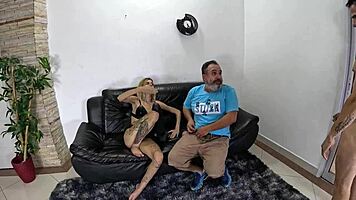 Behind The Cameras: Russah Spreading Juicy Pussy In Lingerie