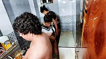 Three super tight bitches, are you ready for toy fucking on the couch with deepthroat and anal?