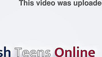 Real 18 Year Old Gives An Oily Handjob