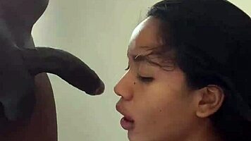 Amateur Couple Sucks Big Cock With Handjob And Ball Licking Every Inch