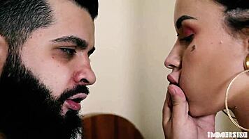 morena rides with tattooed deepthroat mastery