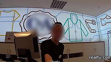 czech teen teased and drilled in store 😏