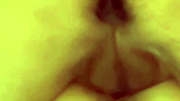 How does amateur pink pussy handle creampie 57 days after virginity loss