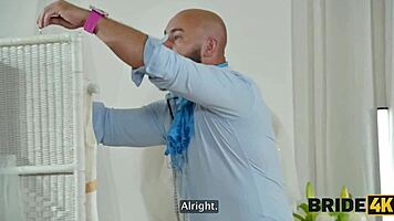 Bride4k gorgeous and naughty young 18+ bride jumped on a big dick while the groom was waiting