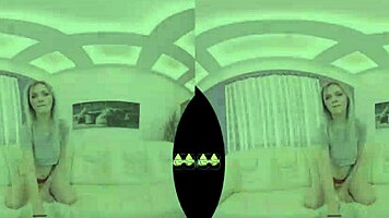 vr piss play and dildo fucking on the sofa with close-ups