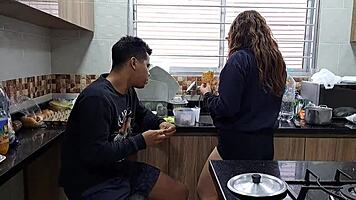 Colombian with beautiful pussy fucked hard in bedroom